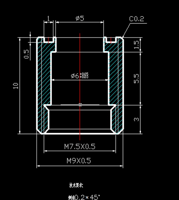 Optical glass collimation lens